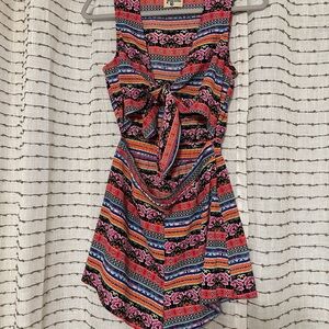 Show Me Your MuMu Multicolor Patterned Romper